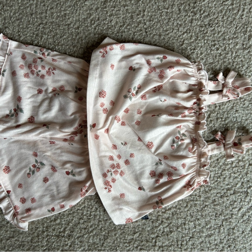 Floral Pink Kids Matching Set